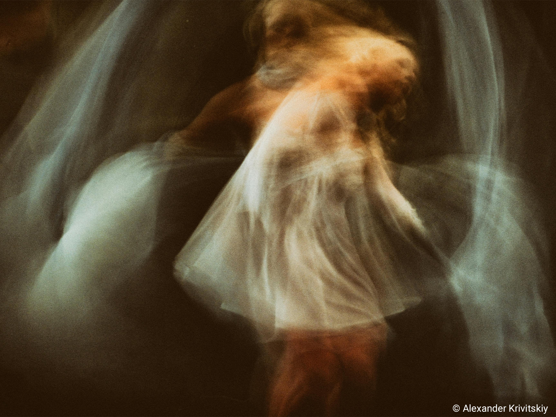 blurred image of a dancer in motion